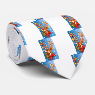 Super Sweet Vintage Reindeer Christmas Tie
