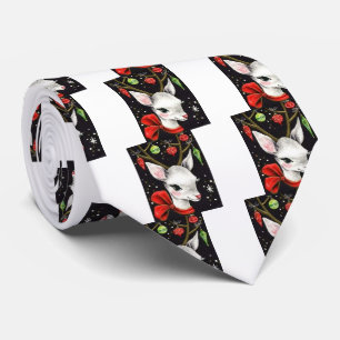 Super Sweet Vintage Reindeer Christmas Tie