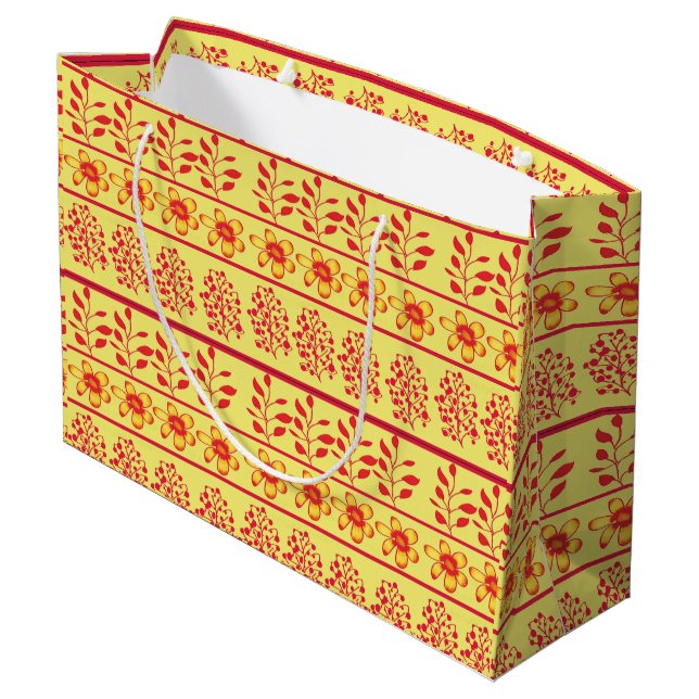 Super sweet yellow gift bag (Back Angled)