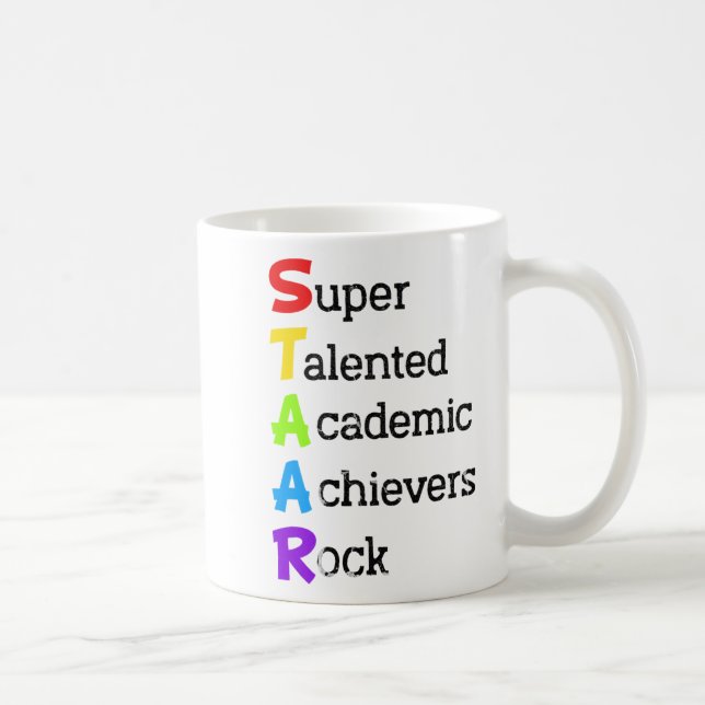 Super Talented Academic Achievers Rock Funny Test  Coffee Mug (Right)