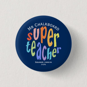 Super Teacher Appreciation Day Thank You Button