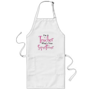 Super Teacher Long Apron