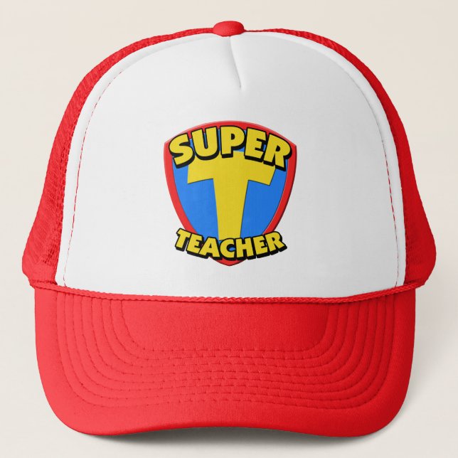 Super Teacher Trucker Hat (Front)