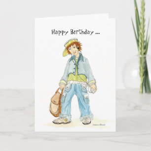 Super Teenager Birthday Card