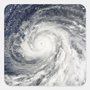 Super Typhoon Choi-wan over the Mariana Islands Square Sticker