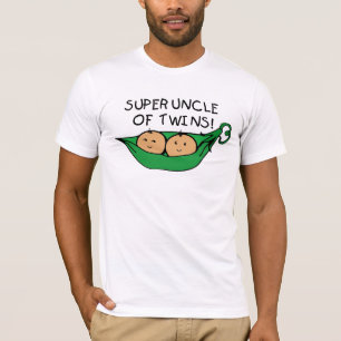 Super Uncle of Twins Pod T-Shirt