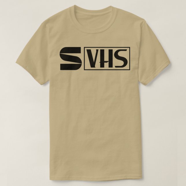 Super VHS Media Format Logo T-Shirt (Design Front)