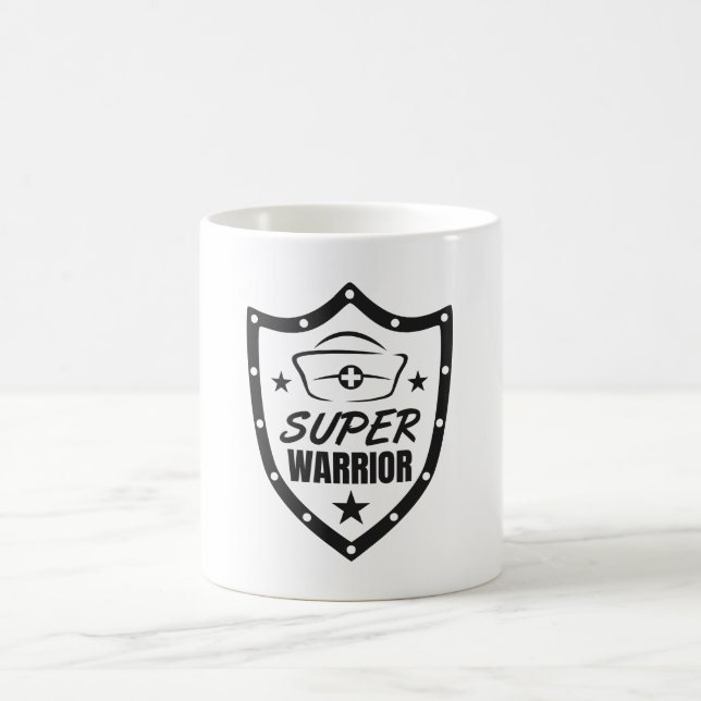 Super Warrior Nurse Coffee Mug (Center)