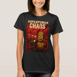 Super Wer Chaos Dystoan Satire War Consequences Gi T-Shirt