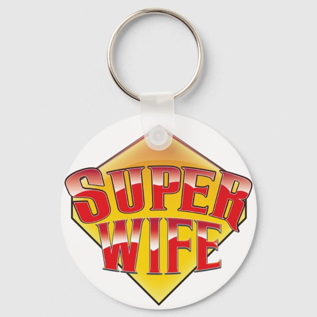 Super Wife Key Ring (Front)