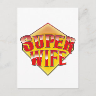 Super Wife Postcard