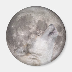 Super Wolf Moon Magnet
