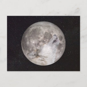 Super Wolf Moon Postcard