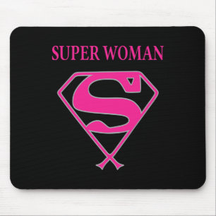 Super Woman (Breast Cancer Awareness)  Mouse Mat
