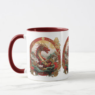 Superb dragon, new year 2024 design mug