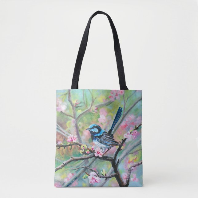 Superb Fairy Wren - Tote Bag (Front)