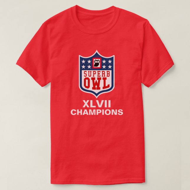 SUPERB OWL CHAMPIONS T-Shirt (Design Front)