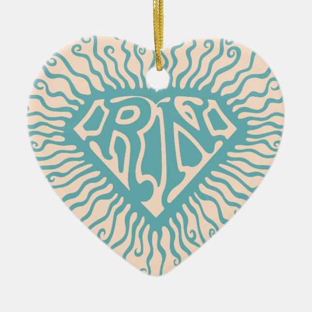 Superb RN Ceramic Tree Decoration (Front)