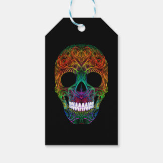 Superb Sugar Skull Dia De Los Muertos Candy Skull Gift Tags