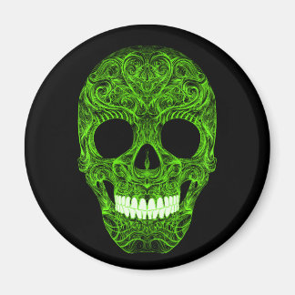 Superb Sugar Skull Dia De Los Muertos Day of the D Magnet