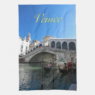 Superb! Ultimate Venice, Rialto, Grand Canal Tea Towel
