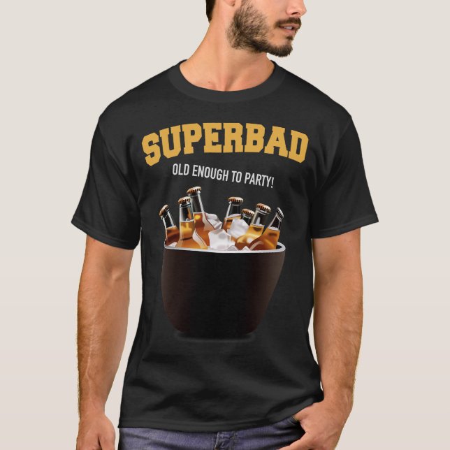 Superbad Alternative Poster T-Shirt (Front)