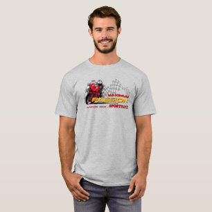 Superbike Racing Maximum Passion Biker Graphic 1 T-Shirt