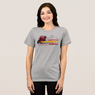 Superbike Racing Maximum Passion Biker Graphic 1 Tri-Blend Shirt