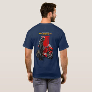Superbike Racing Maximum Passion Biker Graphic 2 T-Shirt