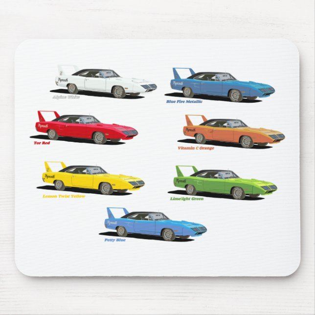 Superbird Colours Mouse Mat (Front)