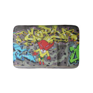 Superbunny Graffiti Bath Mat