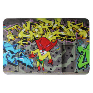 Superbunny Graffiti Magnet