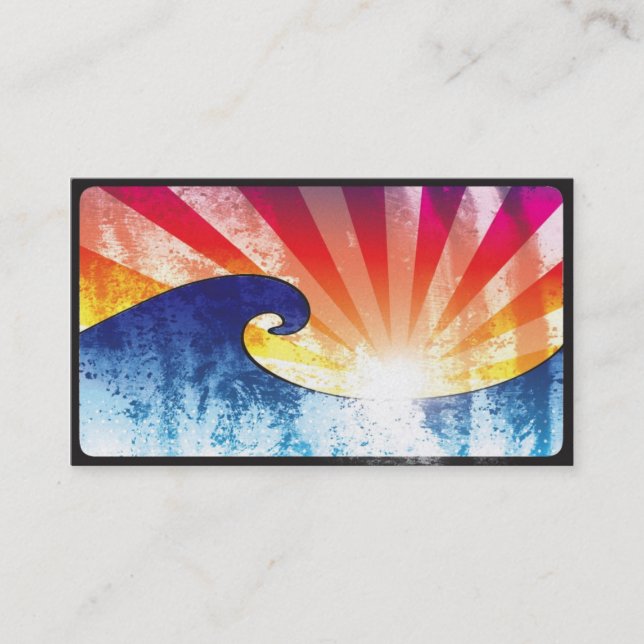 SuperCali Sunset- Marvel Business Card (Front)