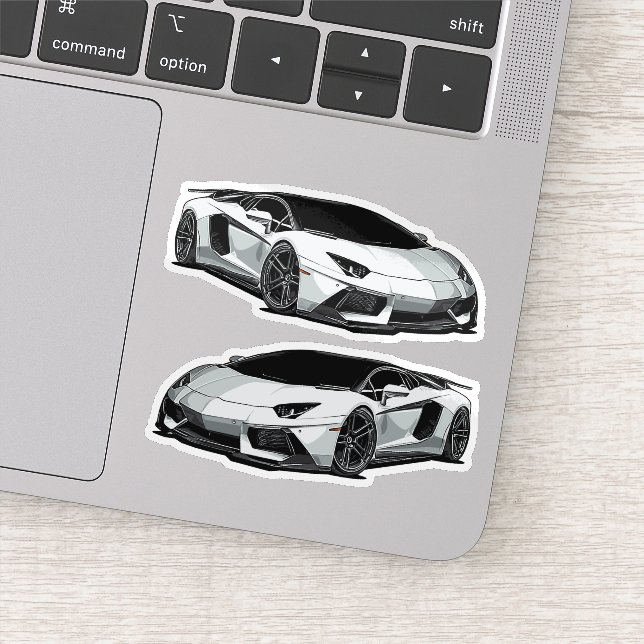 Supercar Sticker (Detail)