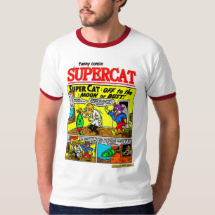 SuperCat Comic Strip T-Shirt