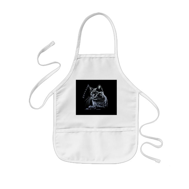 supercat kids apron (Front)