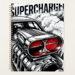 Supercharged Muscle Car Weekly Planner