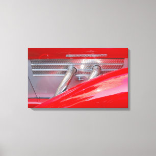 Supercharged Silver Canvas Print
