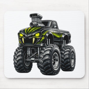Supercharged Snake-Eye Monster Truck Mouse Mat