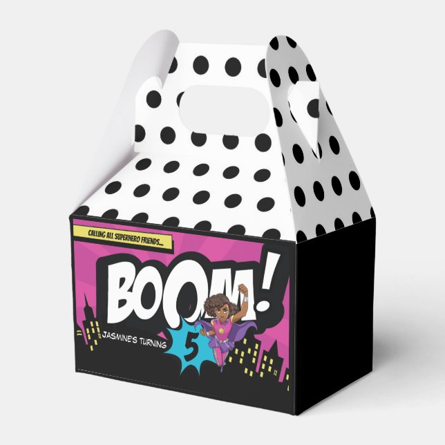 SuperCoco Personalised Favour Boxes (Front Side)