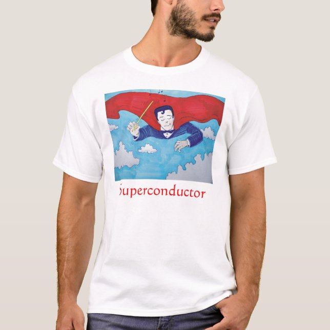 Superconductor cartoon T-Shirt (Front)