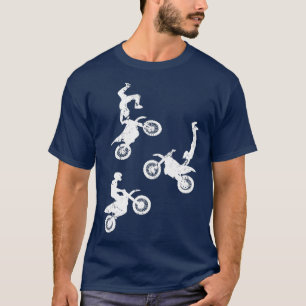 Supercross Dirt Bike Stunts Bike Wheelie T-Shirt