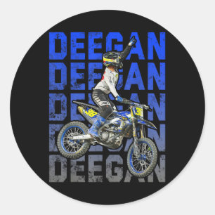 Supercross Motocross Haiden-deegs-danger Halloween Classic Round Sticker
