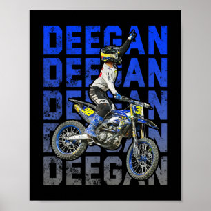 Supercross Motocross Haiden-deegs-danger Halloween Poster