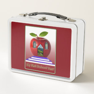Supercute “My First Day of School” Metal Lunch Box