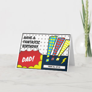 SuperDad Bday card