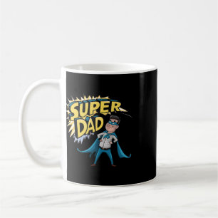 Superdad Funny Superhero Dad Present Costume For F Coffee Mug