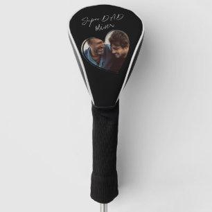 SuperDAD Modern Photo Black Trendy Gift Golf Head Cover