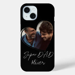 SuperDAD Modern Photo Father's Day iPhone 15 Case