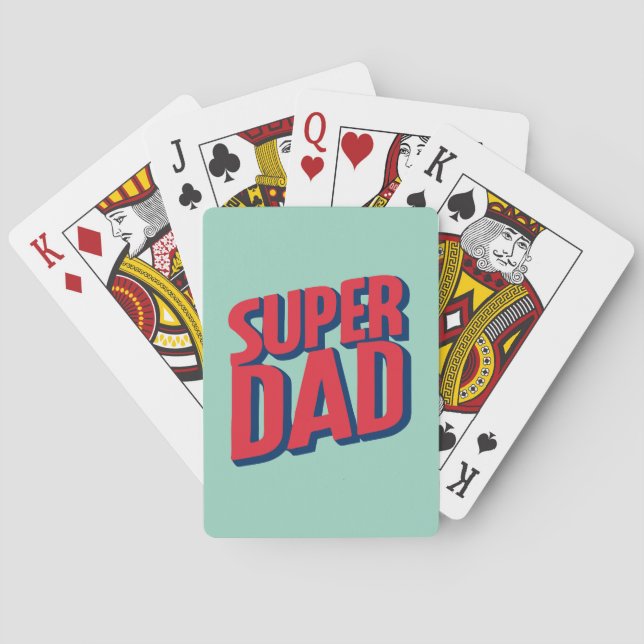 Superdad Playing Cards (Back)